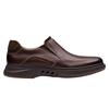 CLARKS UN BRILEY STEP WIDE FIT SHOE-MAHOGANY